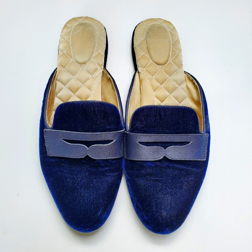 Birdies Velvet Slide Mule size 9.5